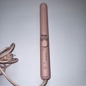 Lange 360 Blush Pink Hair Straightening and Curling Tool with Built-In Fan